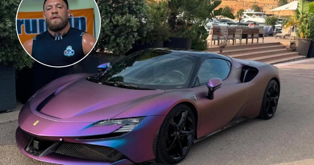 Conor McGregor muestra 550,000 euros en Mallorca