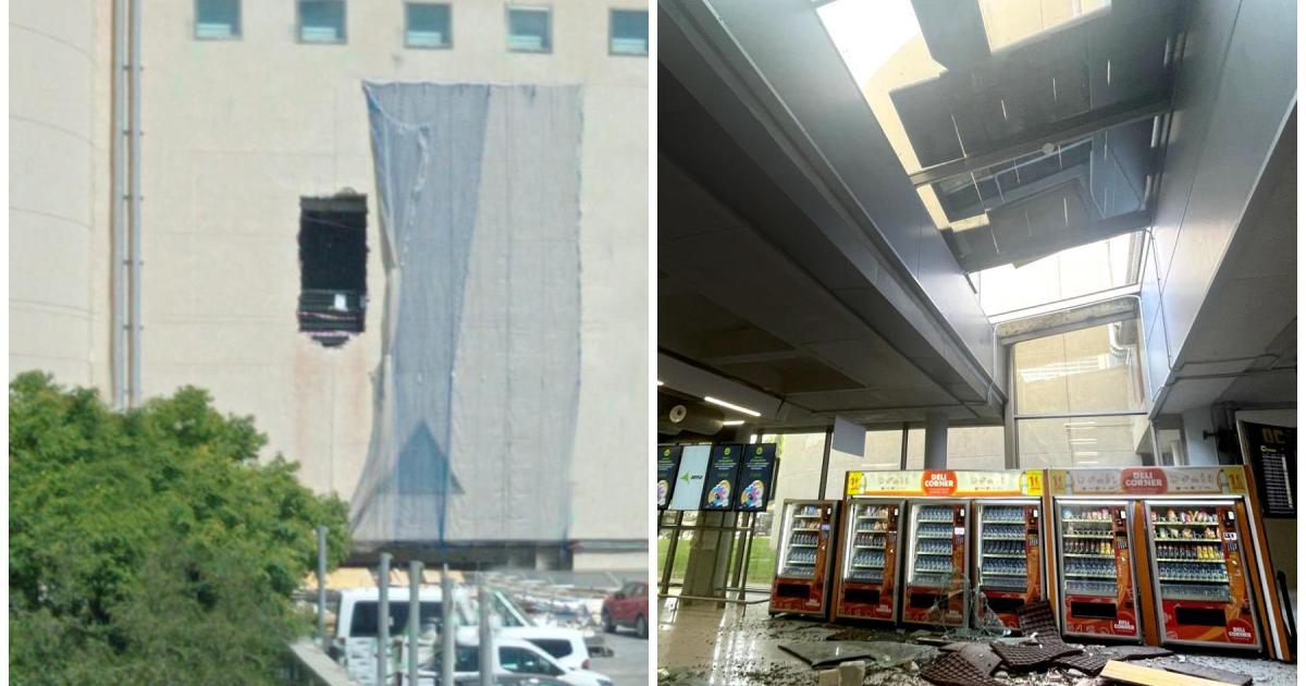 Palma Airport Mallorca: colapso del techo “milagro”