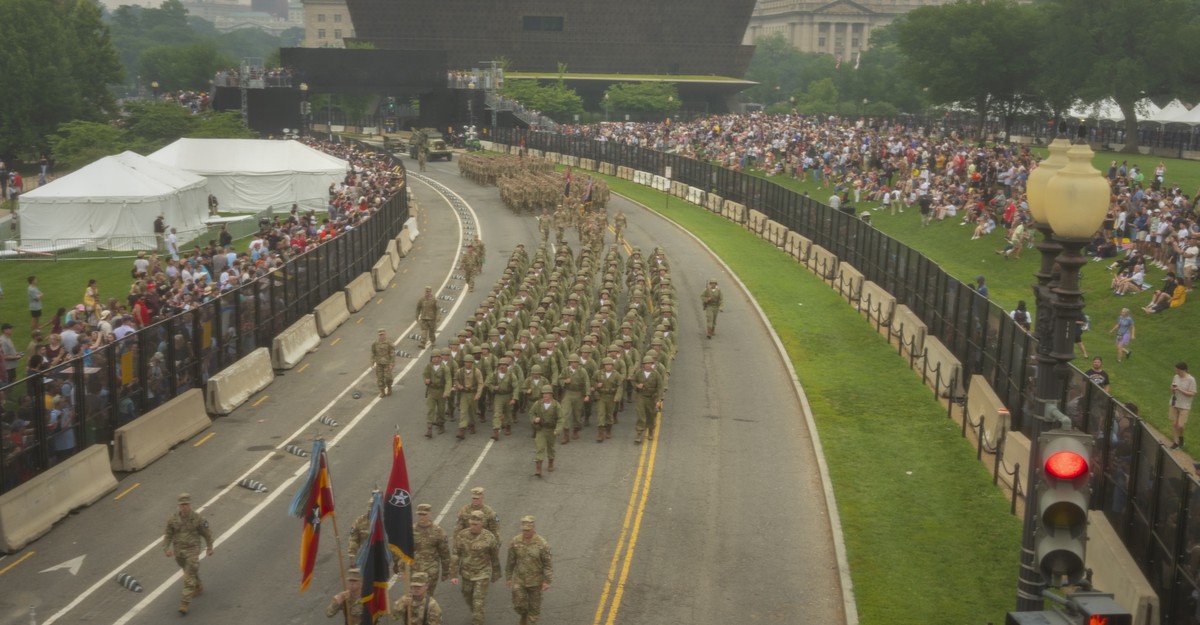 Fotos: un desfile militar en DC