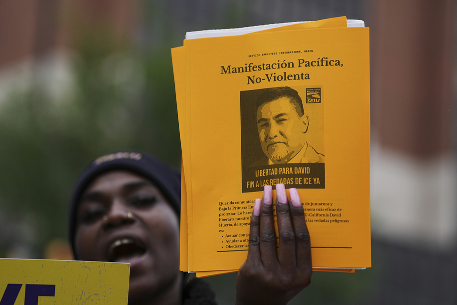Los sindicatos enojados con el ‘aspirante a dictador’ Trump después de que ICE arresta al líder laborista
