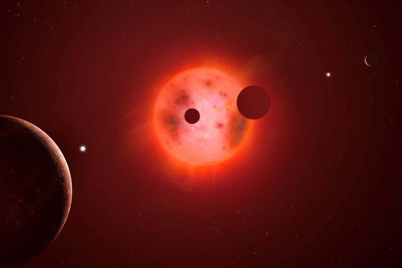 Las bengalas estelares pueden obstaculizar la búsqueda de la vida en un sistema de estrellas prometedor
