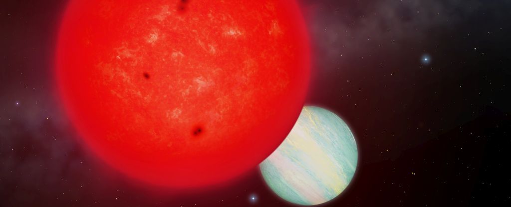 Una estrella súper pequeña dio a luz a un planeta gigante y no sabemos cómo: Sciencealert