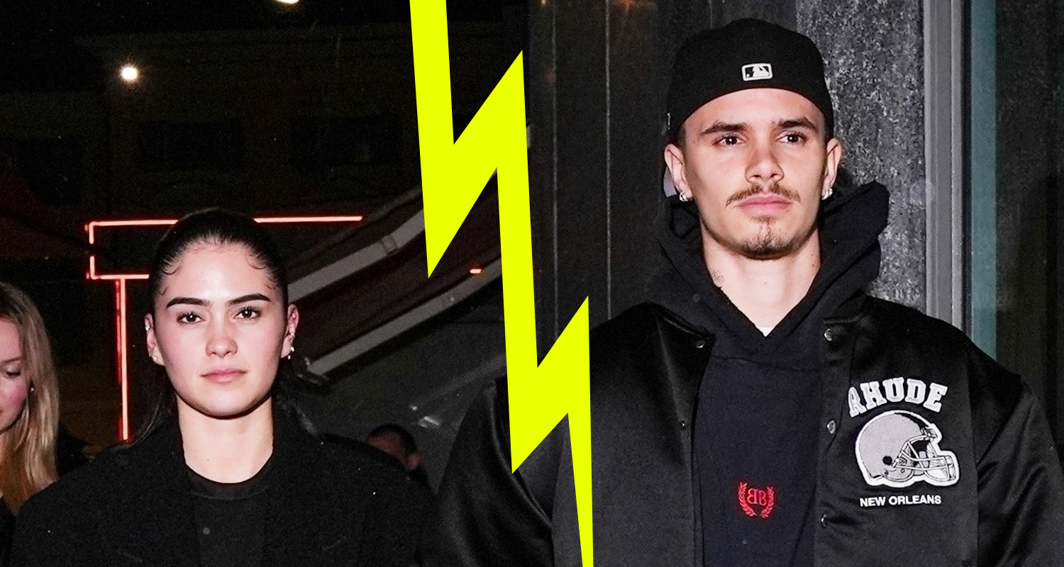 Romeo Beckham y su novia Kim Turnbull se separaron en medio de la rumia de Beckham Family Rift