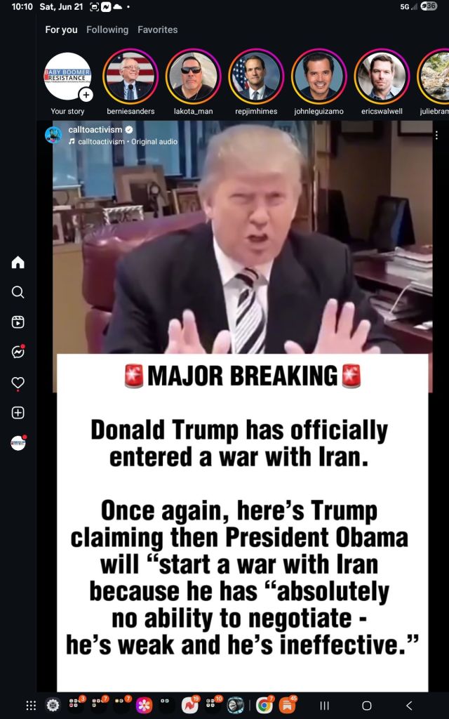 Trump está gobernando como un Party America. ¡Los demócratas deben demandar!