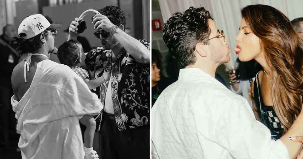 Fotos: Malti Marie adorablemente llama a Papa Nick Jonas ‘Gaga’, Reacciona Priyanka Chopra