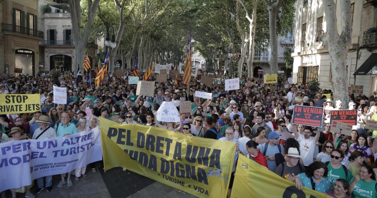 Las protestas de Mallorca se deben a los problemas de vivienda