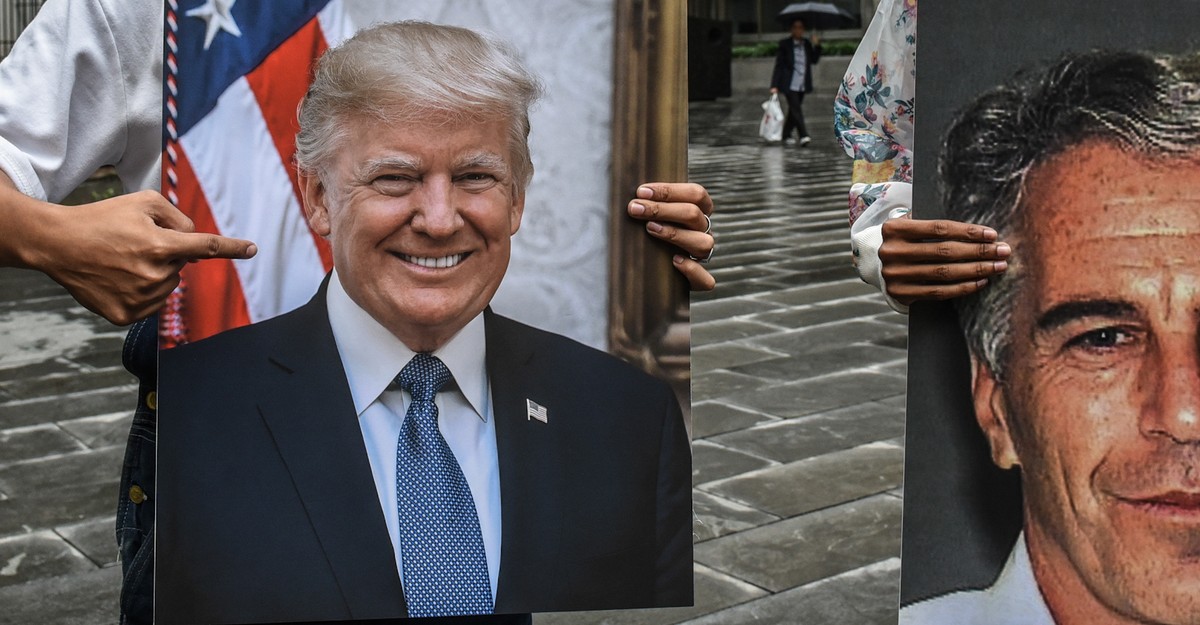 Las negaciones de Epstein de Trump son muy poco convincentes