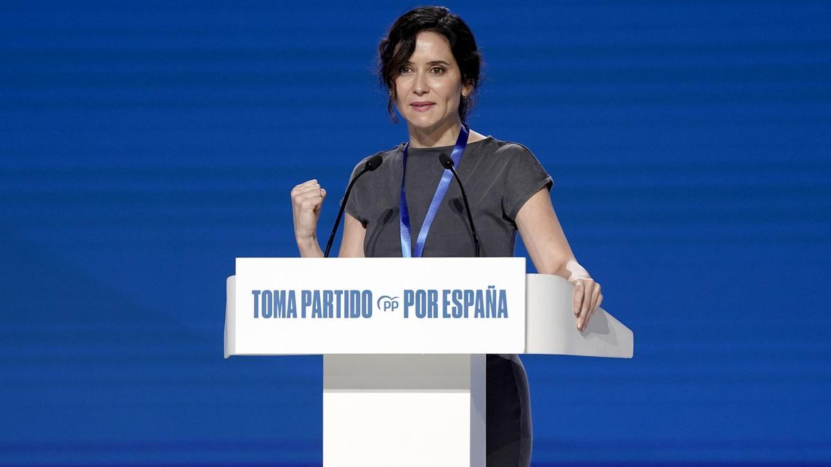 Ayuso Llama A Feijóo y Al PP A Derribar El ‘Sanchismocomunismo’ “Como se tirón abajo el muro de berlín”