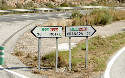 Cuerpo al lado de Old Granada Road