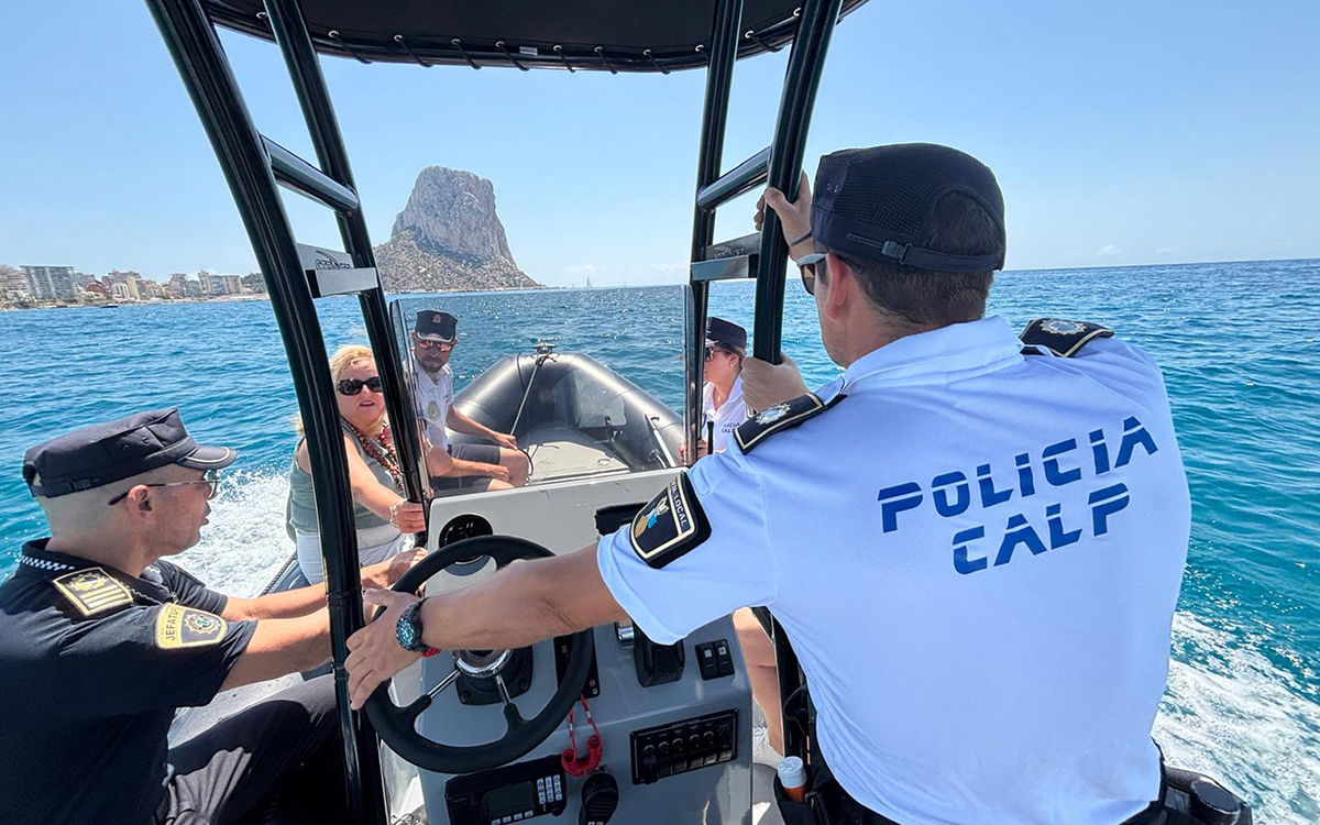 Policía de Calpe lanzará un nuevo barco de patrulla «Euro Weekly News