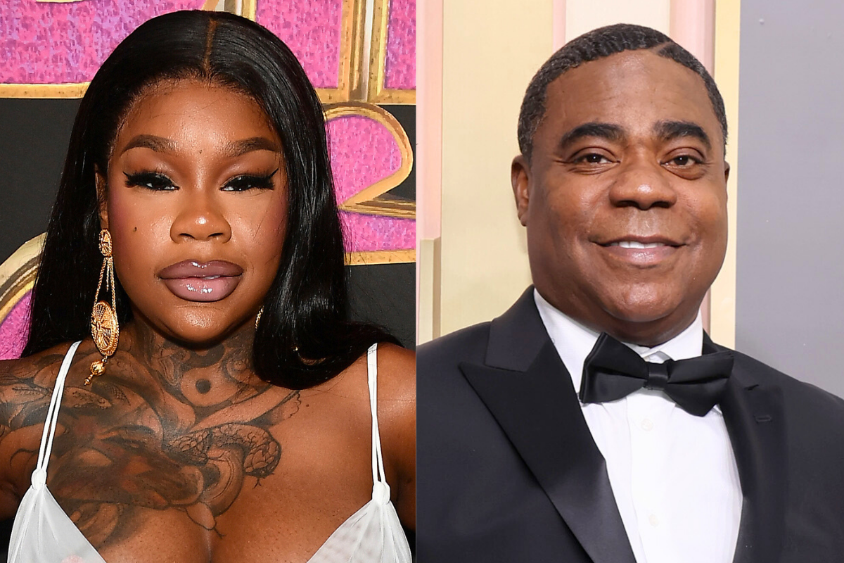 Sukihana chispas reacciones con Tracy Morgan Semblance