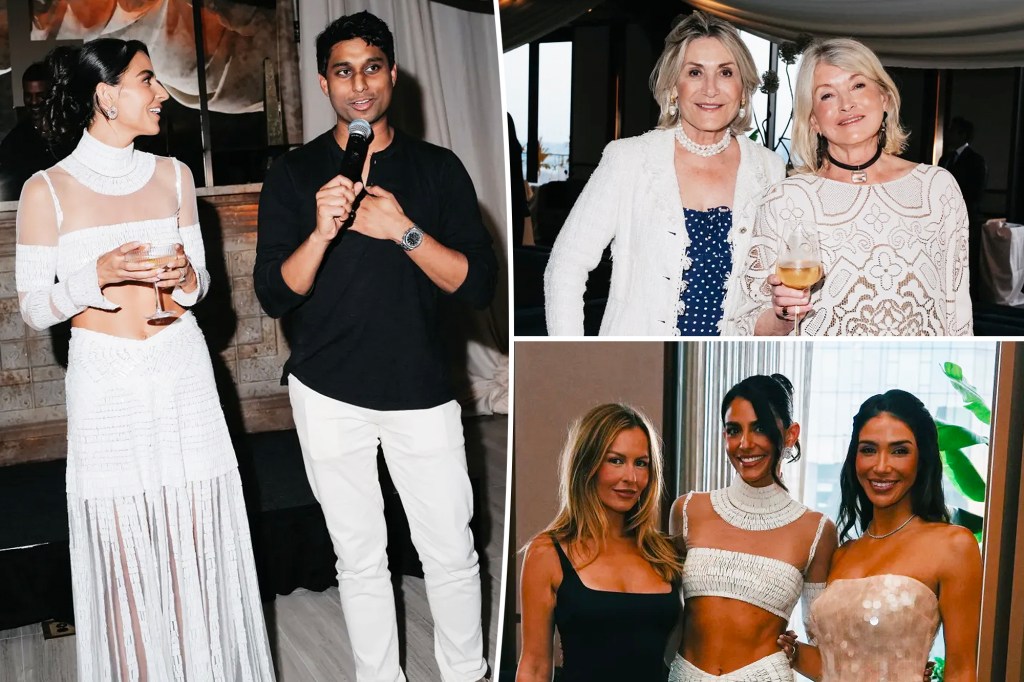 Martha Stewart, Serena Kerrigan, Asistir adicional a la cena organizada por el CEO de Bilt Ankur Jain
