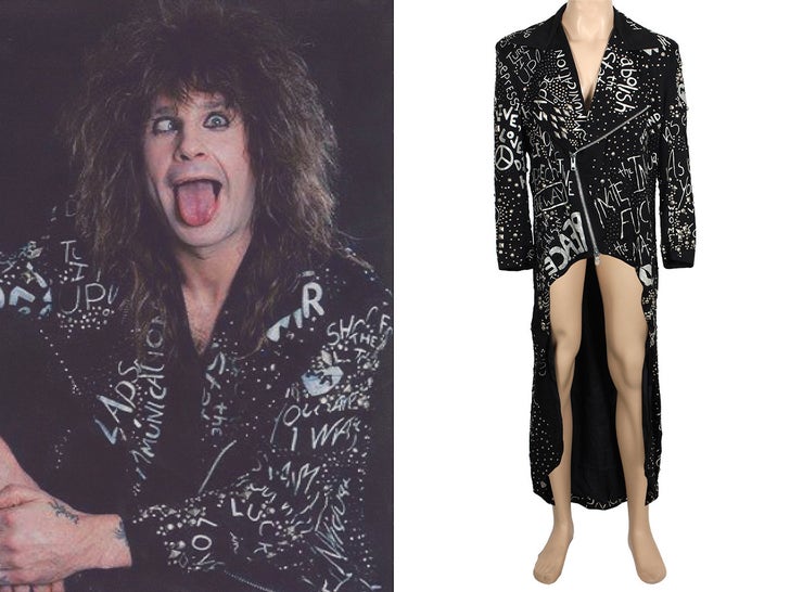 Los recuerdos de Ozzy Osbourne llegan al bloque de venta pública después de morir