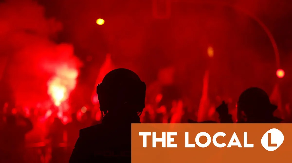 España arresta a nueve después de los disturbios antimigrantes