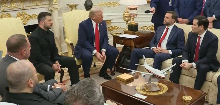 Trump lo pierde y se humilla frente a Europa y Zelenskyy