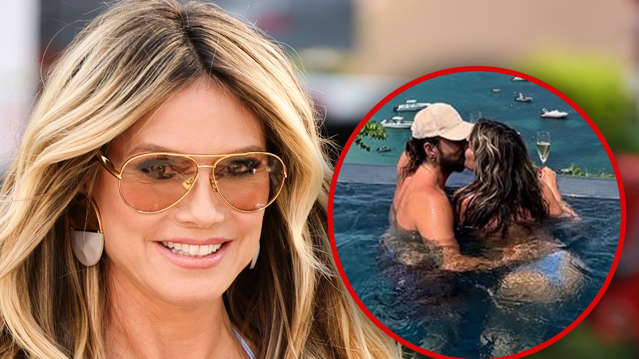 Heidi Klum fiestas con el esposo Tom Kaulitz en el aniversario de la boda
