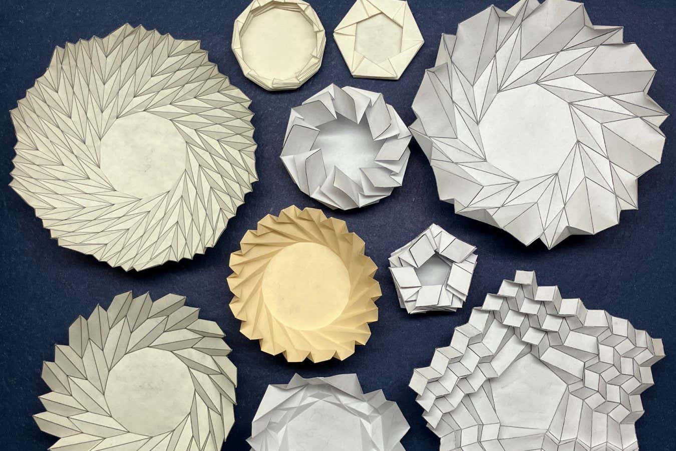 Los patrones de origami similares a las flores podrían inspirar naves espaciales plegables
