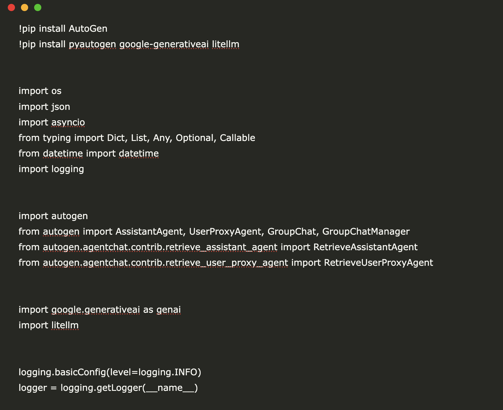 Construyendo un marco de IA conversacional de varios agentes con Microsoft Autogen y Gemini API