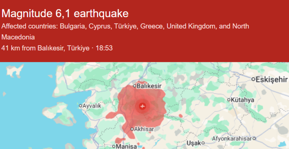6.1 El terremoto de magnitud golpea a Türkiye «Euro Weekly News