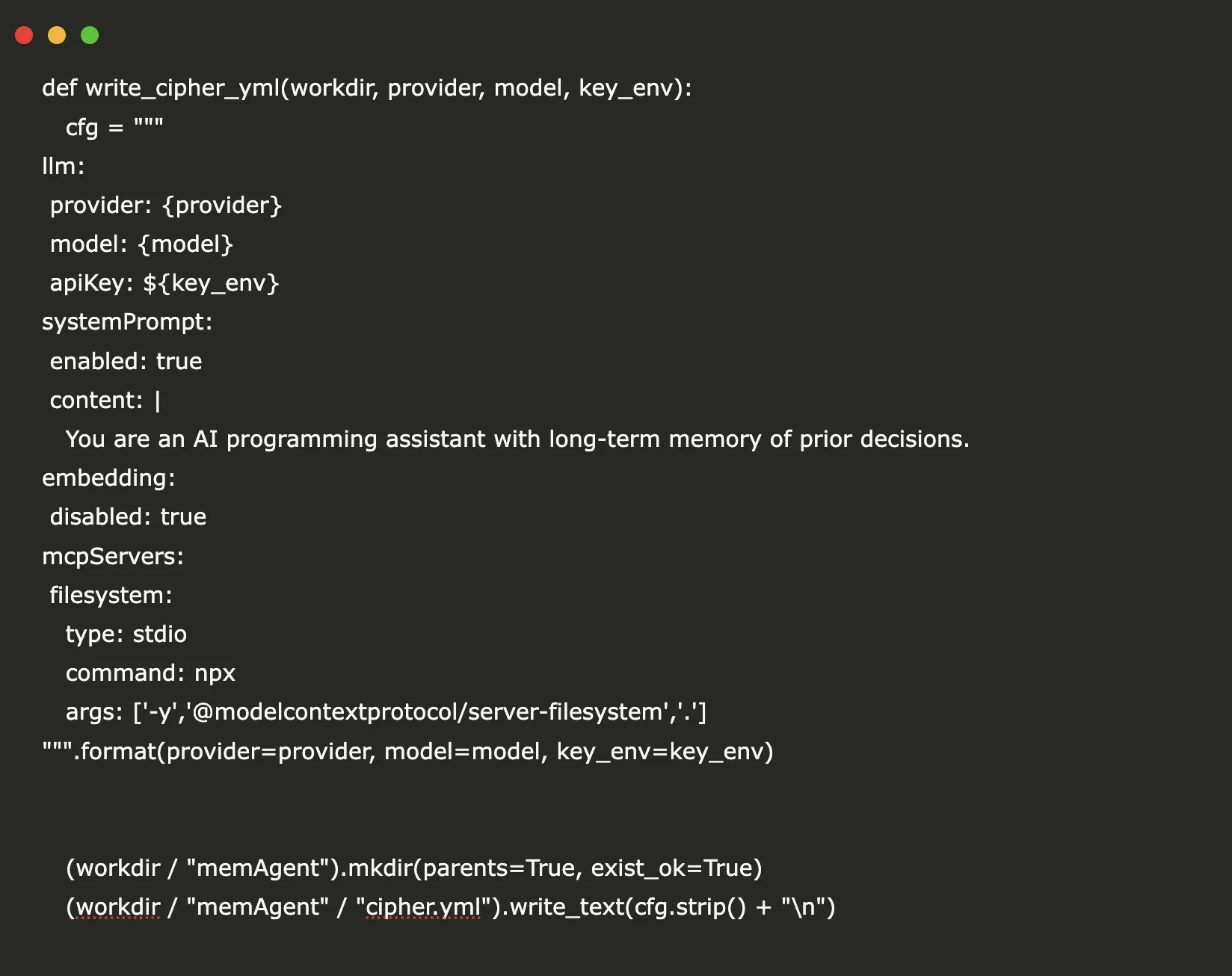 Creación de un flujo de trabajo de cifrado seguro y habilitado para la memoria para agentes de IA con selección e integración de API Dynamic LLM