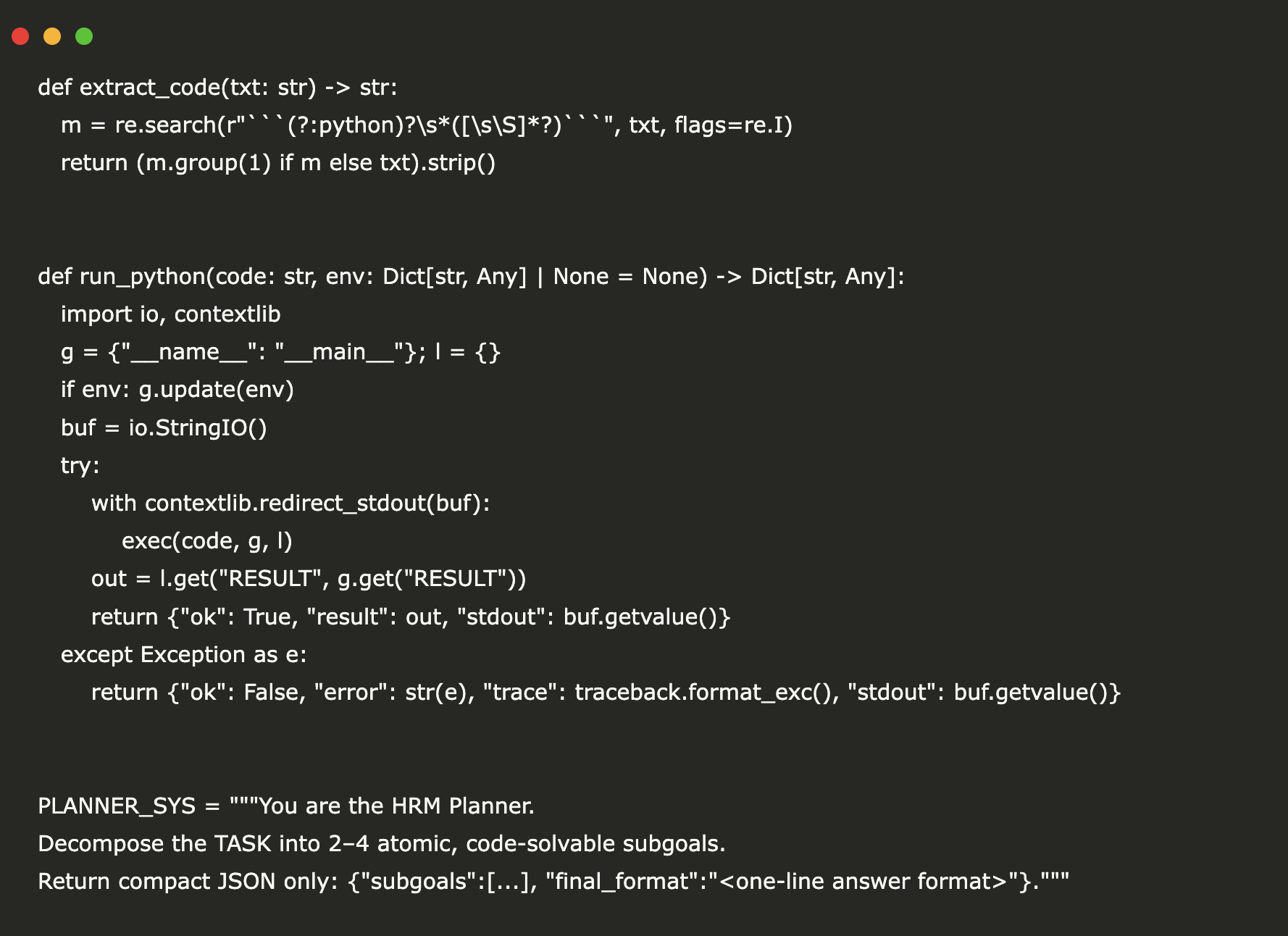 Una guía de codificación para construir un agente de IA de razonamiento jerárquico inspirado en el cerebro con modelos de cara abrazada