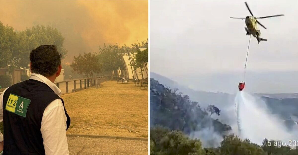 Evacuaciones Tarifa debido a un incendio forestal masivo «Euro Weekly News