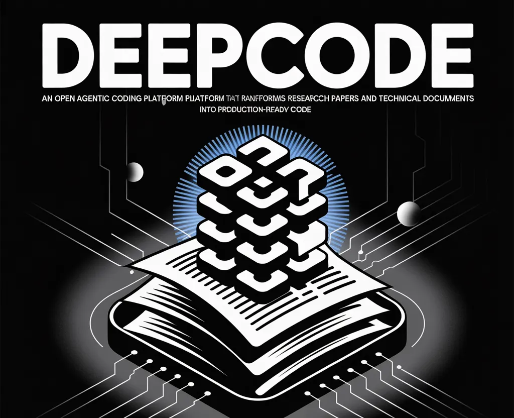 Deepcode: una plataforma de codificación de agente abierta que transforma los trabajos de investigación y los documentos técnicos en el código listo para la producción