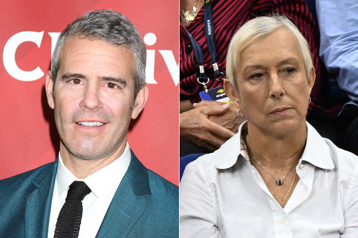 Andy Cohen reprende la postura contra la órgano de Martina Navratilova en el aire-Socialite Life