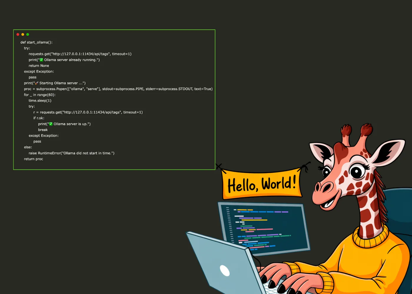 Una implementación de codificación para construir un flujo de trabajo LLM completo con Ollama, REST API e Interfaz de Chat Gradio