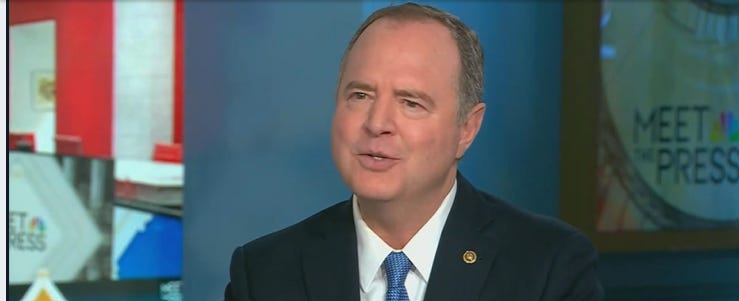 Adam Schiff llama a Ghislaine Maxwell Con de Trump