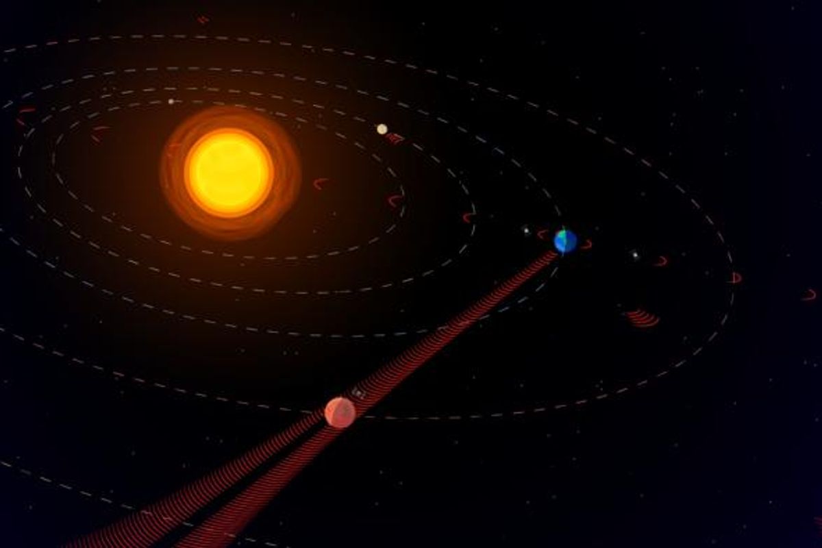 Si enviamos señales a los puntos correctos en el espacio profundo, los extraterrestres podrían escuchar nuestras llamadas