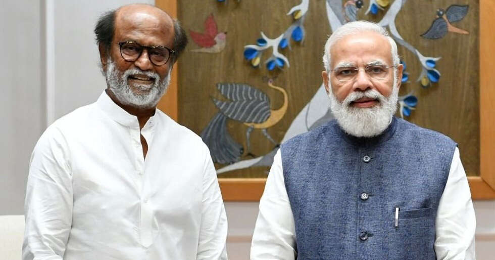 Rajinikanth responde como el primer ministro Narendra Modi le desea completar 50 años en la industria