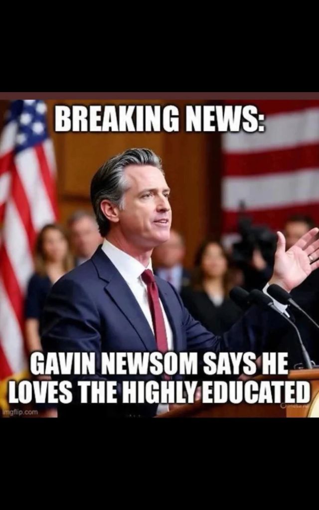 Sustack presenta al gobernador Gavin Newsom, un hombre real, no un inseguro, sexualmente espeluznante, delincuente, mentiroso, dictador. FICTICIO.