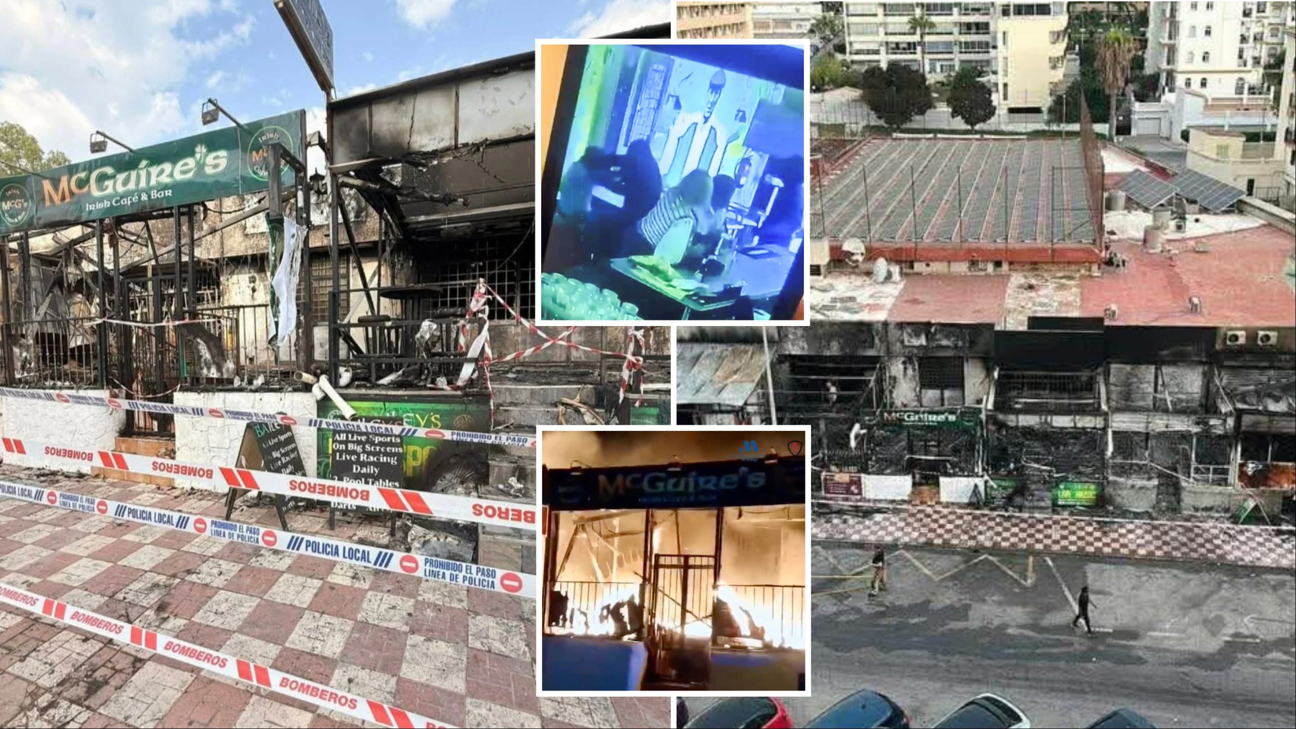 Exclusivo: Blaze en la Costa de Sol debido a la disputa de expatriados irlandeses: el propietario del bar de Torremolinos fue apuñalado solo unos días antes de que los matones incendiaran su bar