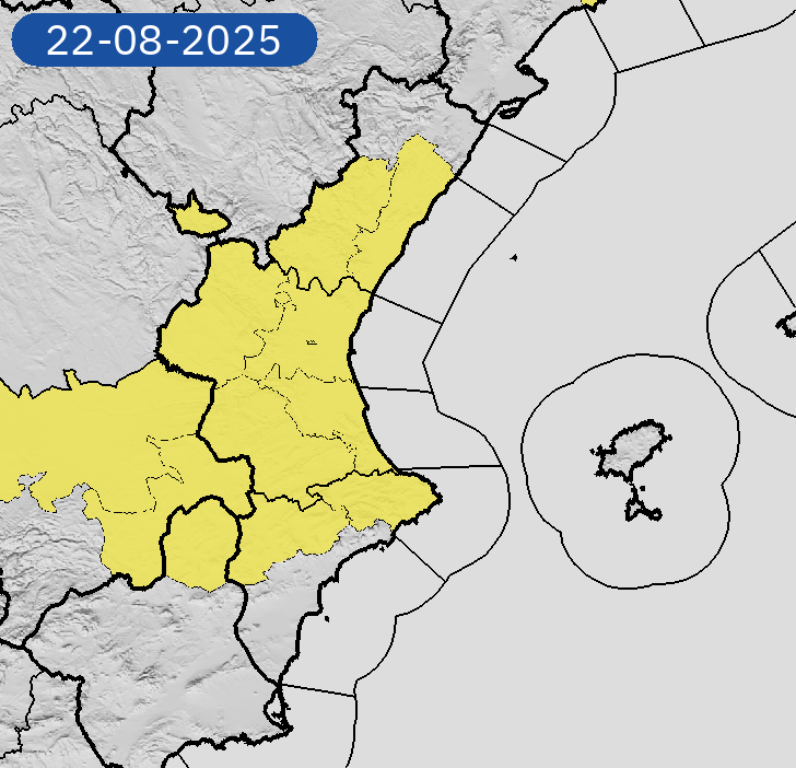 Costa Blanca bajo alerta amarilla de tormentas eléctricas mientras las intensas lluvias amortiguan las llamas en el norte de España