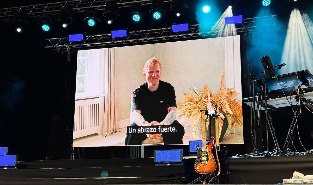 Ed Sheeran envía un mensaje sorpresa al Festival Archena «Euro Weekly News