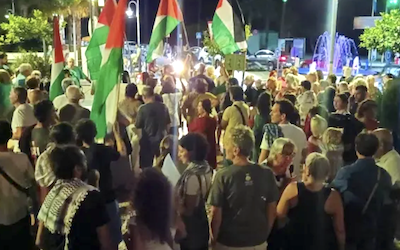 Protesta de Gaza en La Herradura