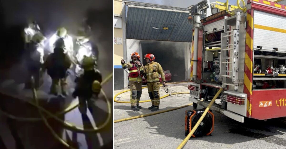 Los bomberos luchan 4 horas para apagar Blaze «Euro Weekly News