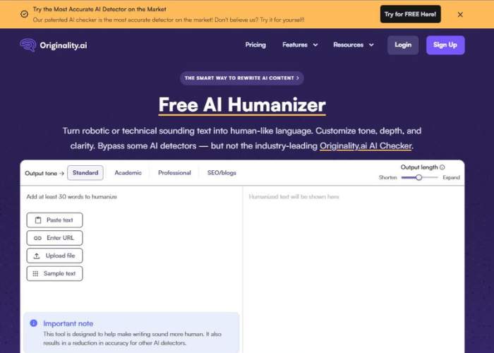 Originality AI Humanizer: mis pensamientos sin filtro