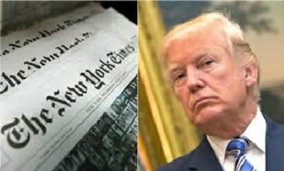 Justo en: El presidente Trump presenta una demanda de difamación y difamación de $ 15 mil millones contra el New York Times | El experto de la puerta de entrada