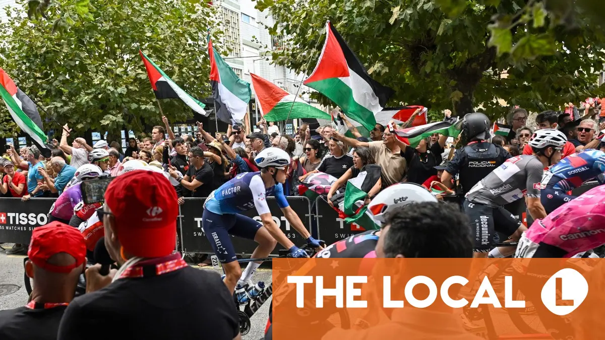 Por qué la carrera de ciclismo más importante de España ha sido sacudida por protestas pro-palestinas